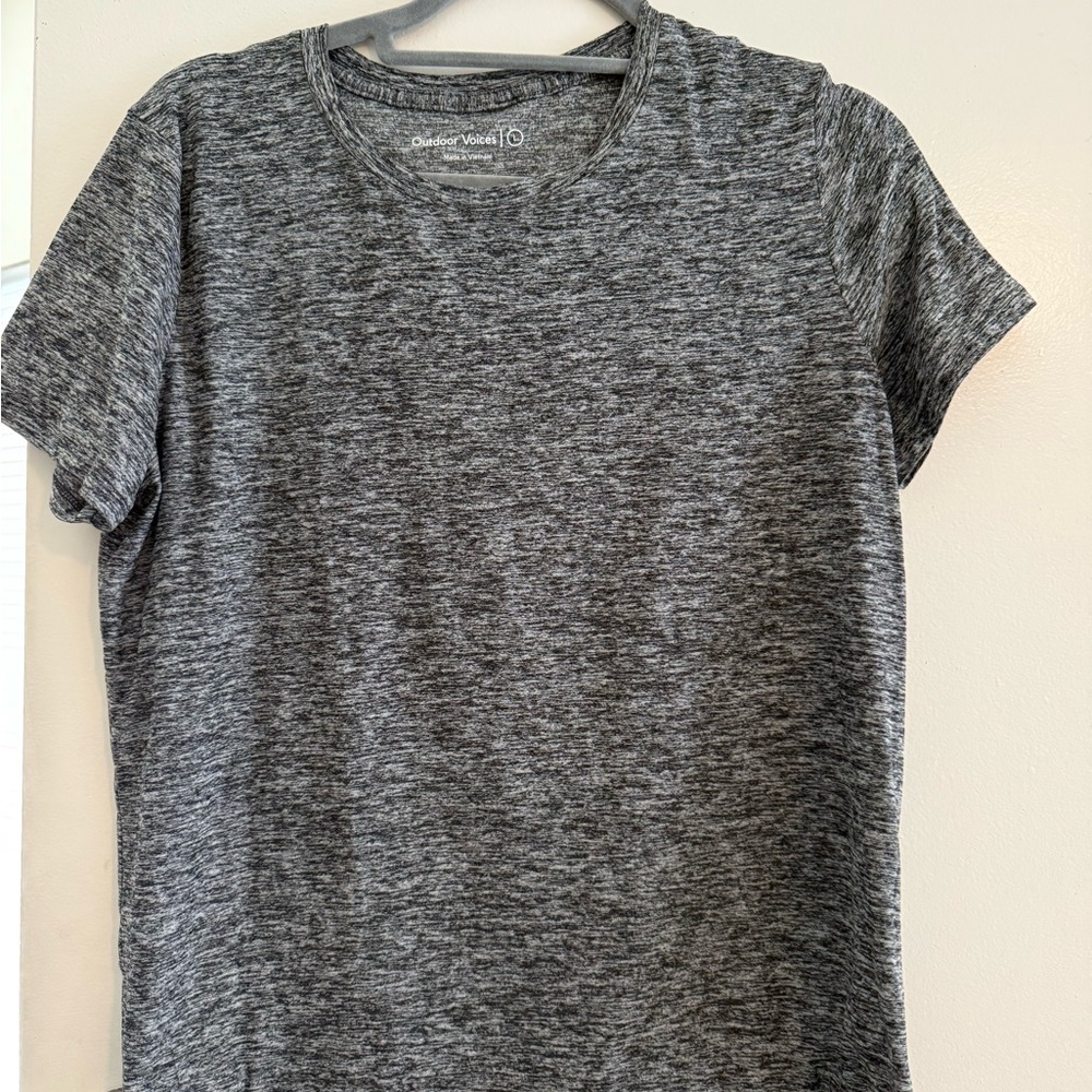 Outdoor Voices Heathered Gray Tee